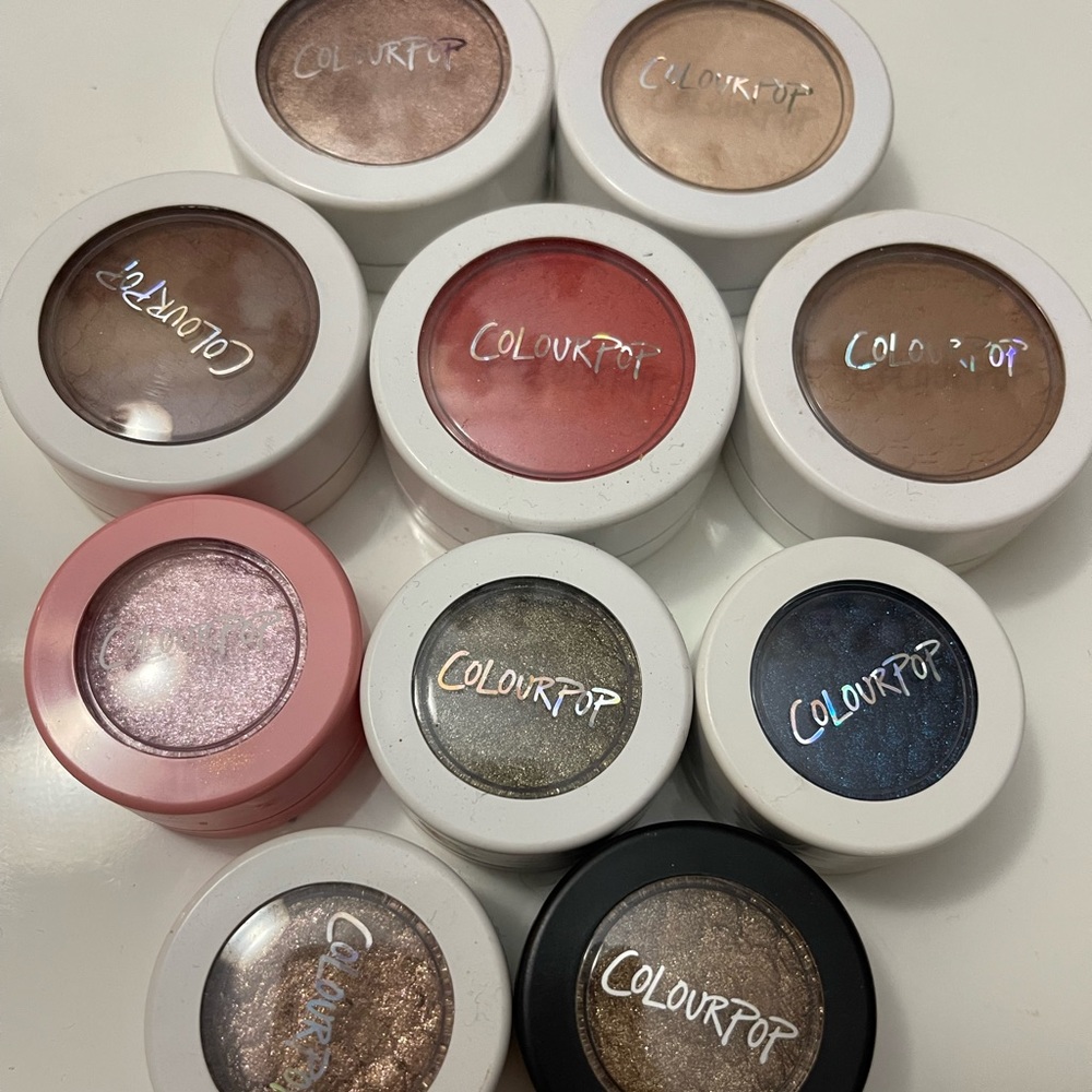 Colourpop eyeshadows very nice colors for all skin types.